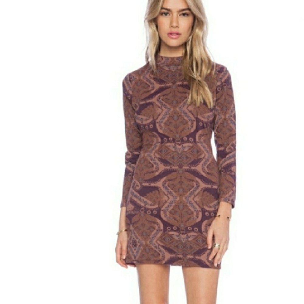 Free People Cute N Cozy Bodycon Mini Dress